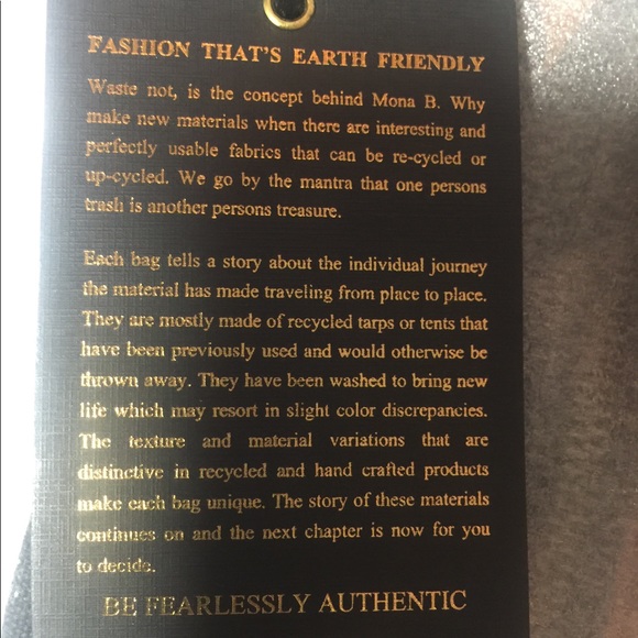 NWT Mona B Ash Fold-Over Convertible Purse - Picture 5 of 5